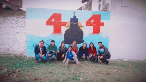 Mural en homenaje a los 44 tripulantes del submarino Ara San Juan