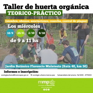 Taller teórico práctico de Huerta Orgánica