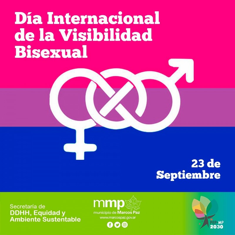 23 de septiembre: Día de la Visibilidad Bisexual.