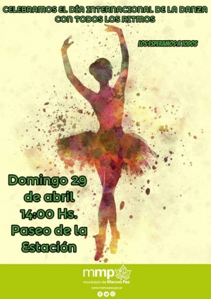 Domingo 29, Día Internacional de la Danza en Marcos Paz