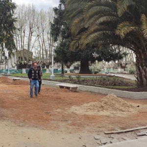 Avanza la obra de refacción y remodelación de la Plaza San Martín