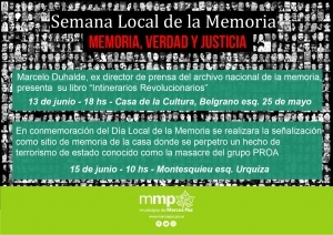 Semana Local de la Memoria