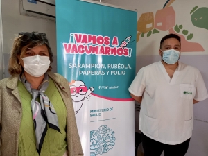 Comenzó la campaña nacional de vacunación en Marcos Paz