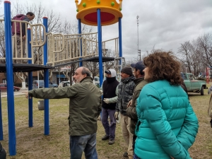 Nuevos juegos infantiles e inclusivos en la plaza Eva Perón
