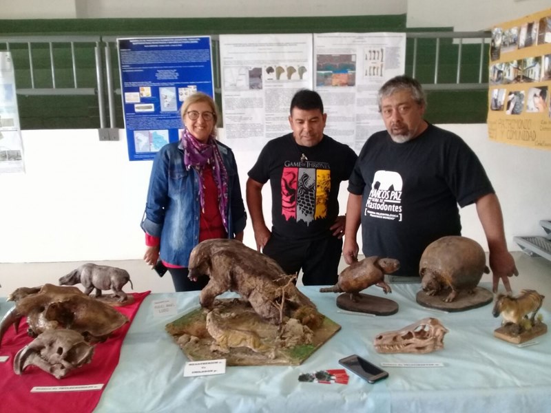 Marcos Paz, en jornadas de paleontología en Miramar