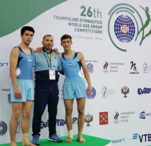 Excelente participación de Nicolás Colombo en el Mundial de Trampolín Rusia 2018
