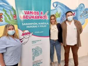 Avanza la campaña nacional de vacunación en Marcos Paz