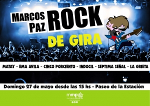 Domingo 27 de mayo, nueva edición de Marcos Paz Rock de Gira