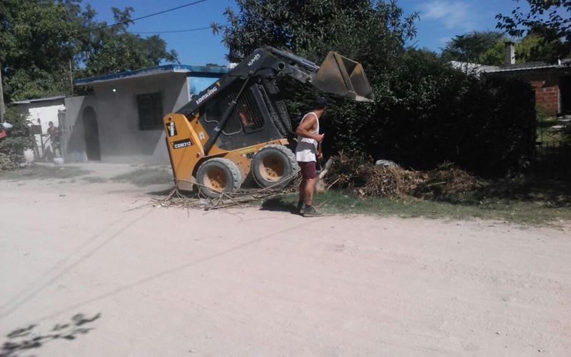 Limpieza integral en el barrio Gándara