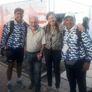 El intendente visitó a los deportistas de Marcos Paz en la Villa Olímpica