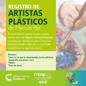 Registro de Artistas Plásticos de Marcos Paz