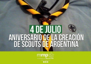 4 de julio aniversario de la creación de scouts en Argentina
