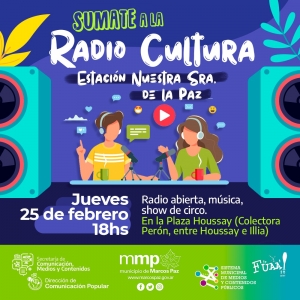 Radio Cultura en barrio La Paz