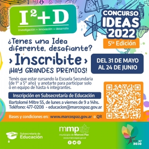 Concurso de Ideas “I²+D”