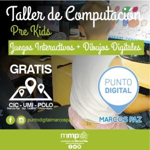 Taller de Computación Pre Kids en el Punto Digital de la UMI Santa Catalina