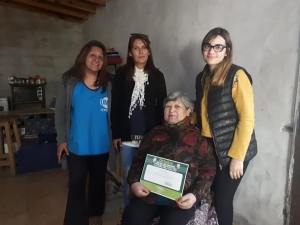 Reconocimiento a la vecina Noemi Peter de La Capilla, por su rol social y comunitario