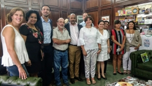 Visita diplomática de una delegación cubana en Marcos Paz