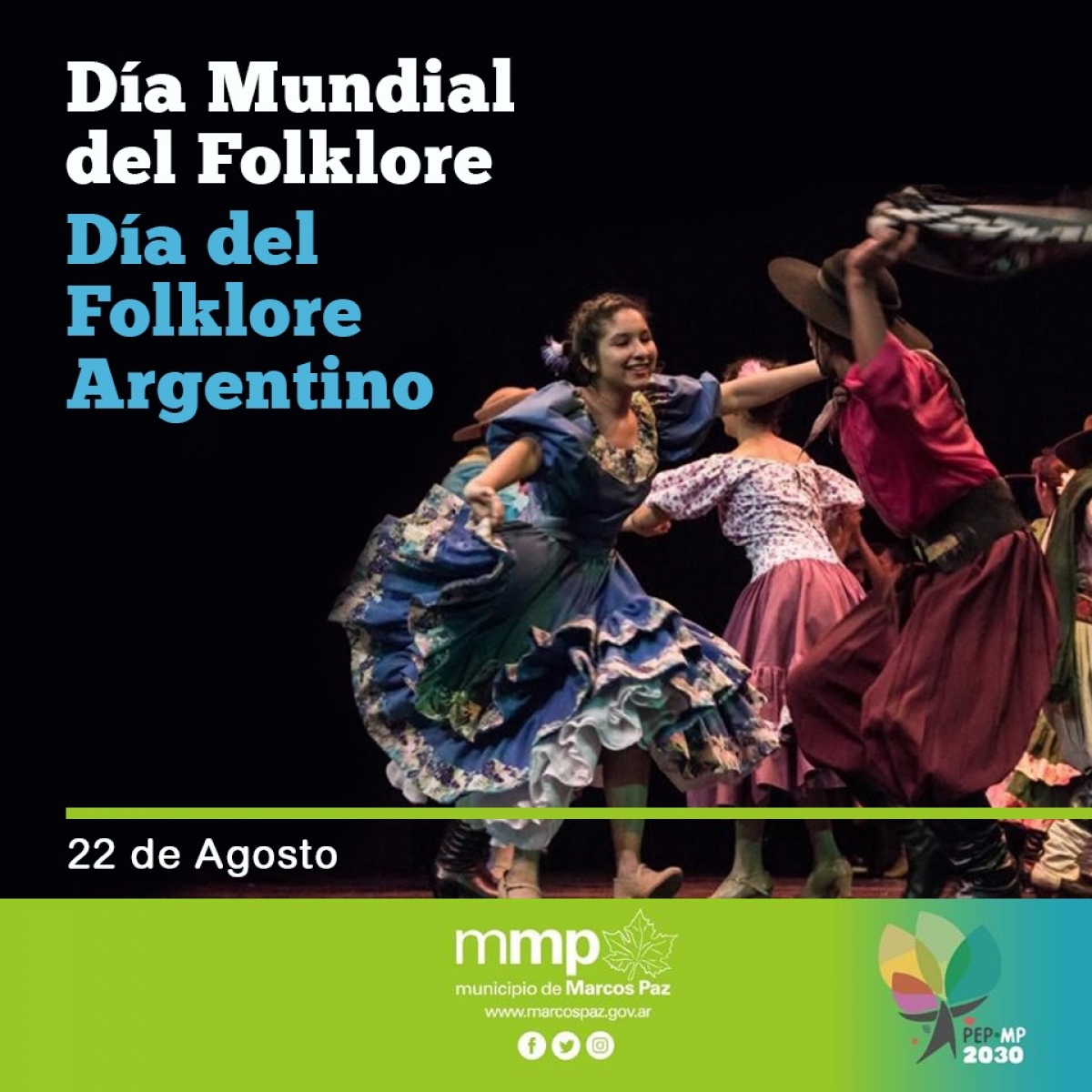 22 de agosto: Día Mundial del Folklore y Día del Folklore Argentino