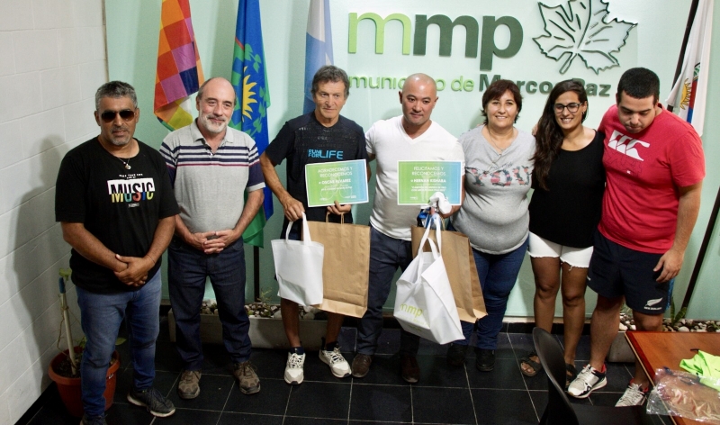 Reconocimiento a deportistas locales