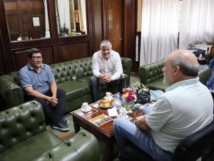 Intendentes de Navarro, Las Heras y Marcos Paz profundizan el trabajo conjunto para abordar temas de la regi&oacute;n