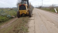Nivelado y entoscado de caminos rurales