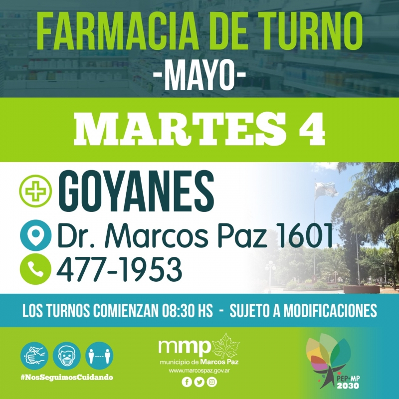 #FarmaciaDeTurno