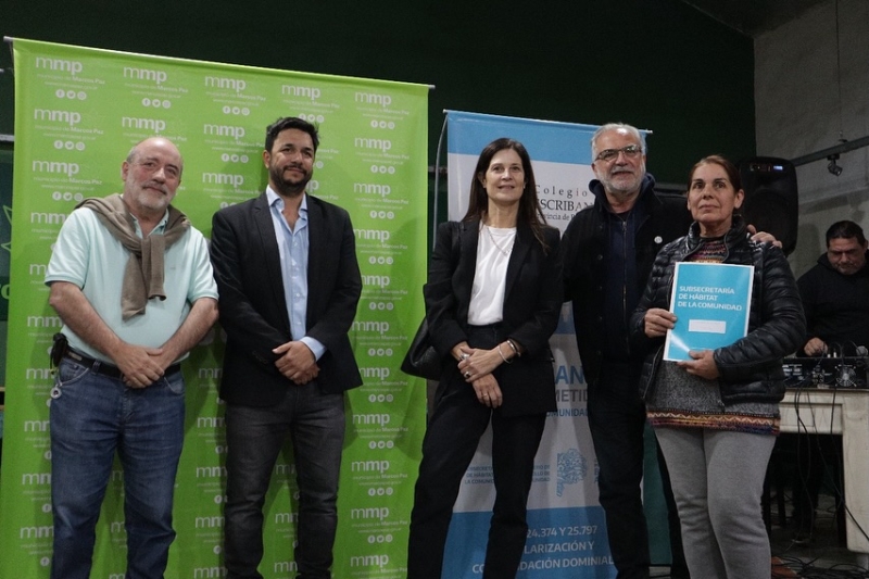 Entrega de escrituras