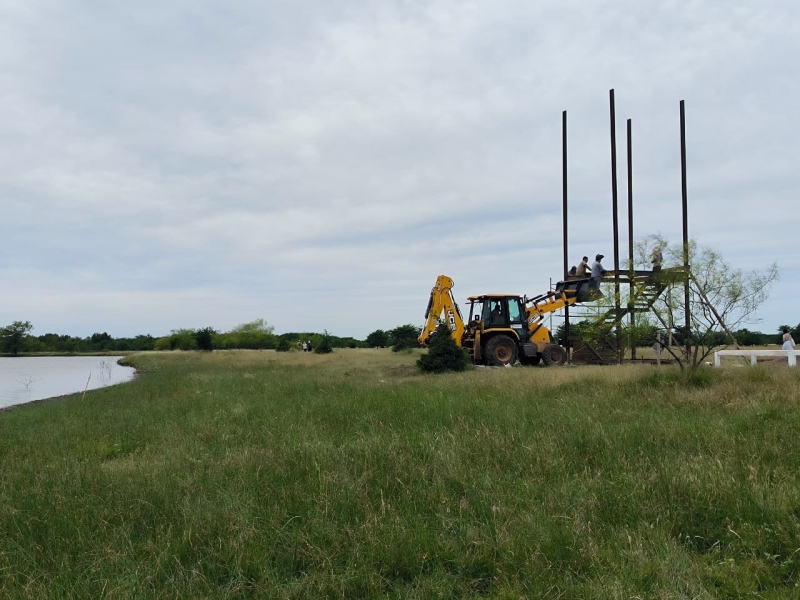 Avanzan los trabajos de puesta en valor de la reserva natural El Durazno