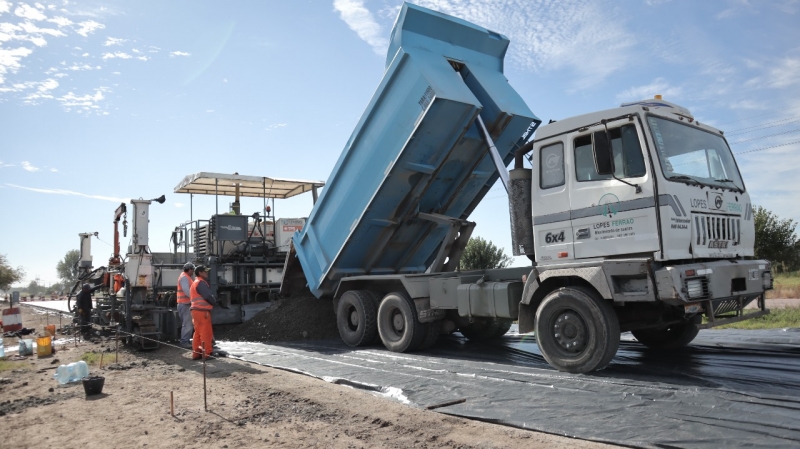 Reinicio de la obra en Ruta 40