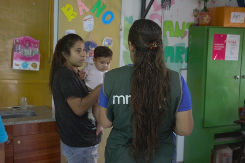 Posta de Salud en el barrio Santa María