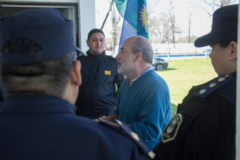 Se presentó la nueva sede de la Jefatura de Policía Comunal en el barrio La Paz.
