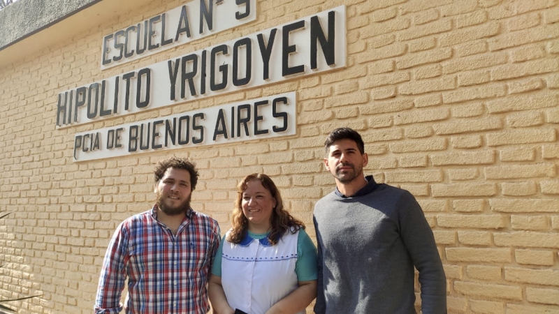 Continúan las obras en las escuelas del distrito