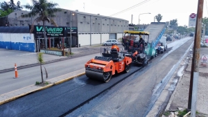 La obra p&uacute;blica no se detiene en Marcos Paz: Avanza la repavimentaci&oacute;n de Ruta 40