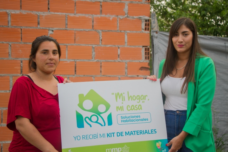 Nueva entrega de kits de materiales del Programa Mi Hogar Mi Casa