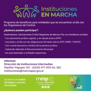 Instituciones En Marcha
