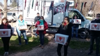 La heladería local &quot;Cuando Quieras&quot; realizó donaciones para acompañar los agasajos del Mes de la Niñez.