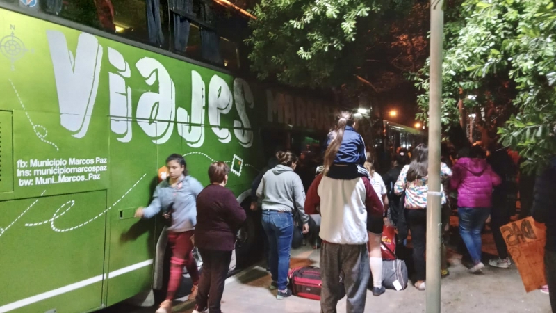 Volvió la delegación de Marcos Paz
