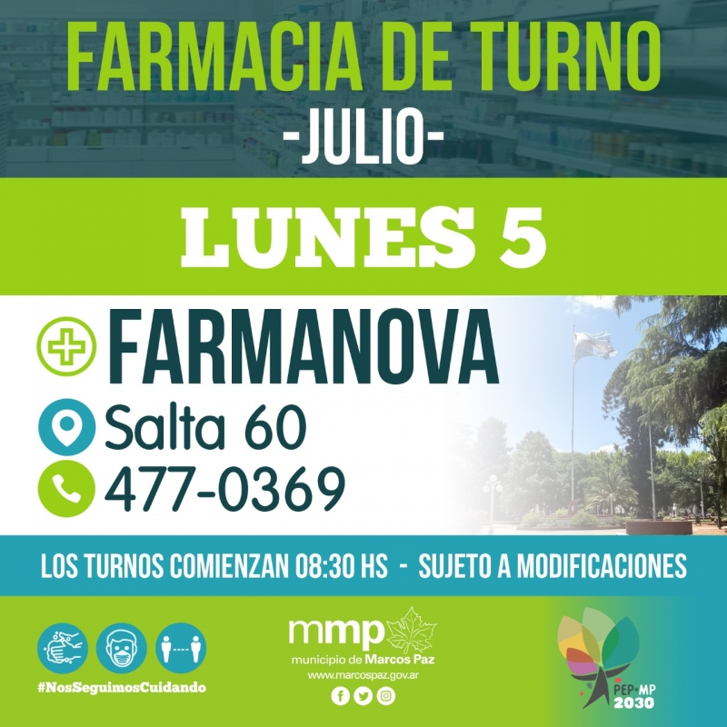 #FarmaciaDeTurno