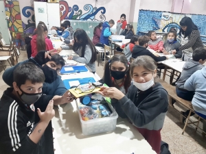 Los talleres de robótica llegaron a las escuelas de Marcos Paz