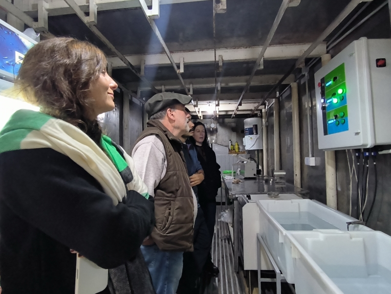 Intendente visita la planta pasteurizadora y ensachetadora de leche