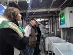Intendente visita la planta pasteurizadora y ensachetadora de leche
