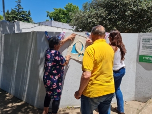 Reparación de símbolo de los Derechos Humanos
