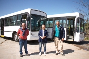 Presentación de nuevos micros que se suman a la flota municipal