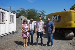 Reinicia la obra hídrica Rivadavia Sur
