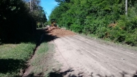 Obras y Servicios, nivelado y entoscado de calles en Santa María