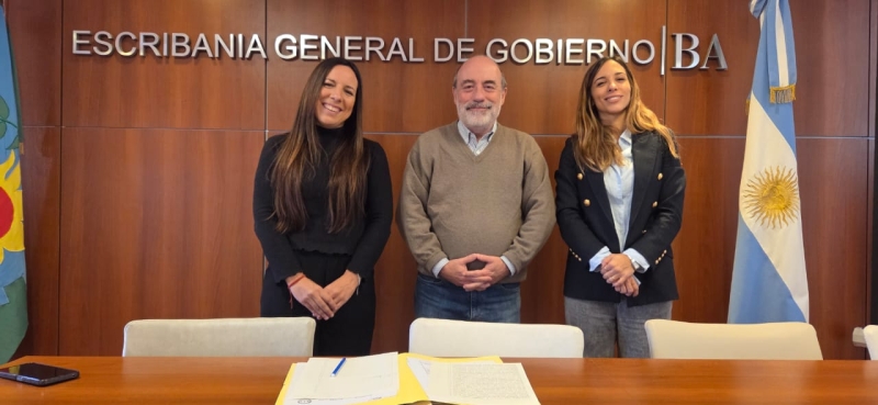 Curutchet firmó importantes escrituras en la Escribanía General de Gobierno