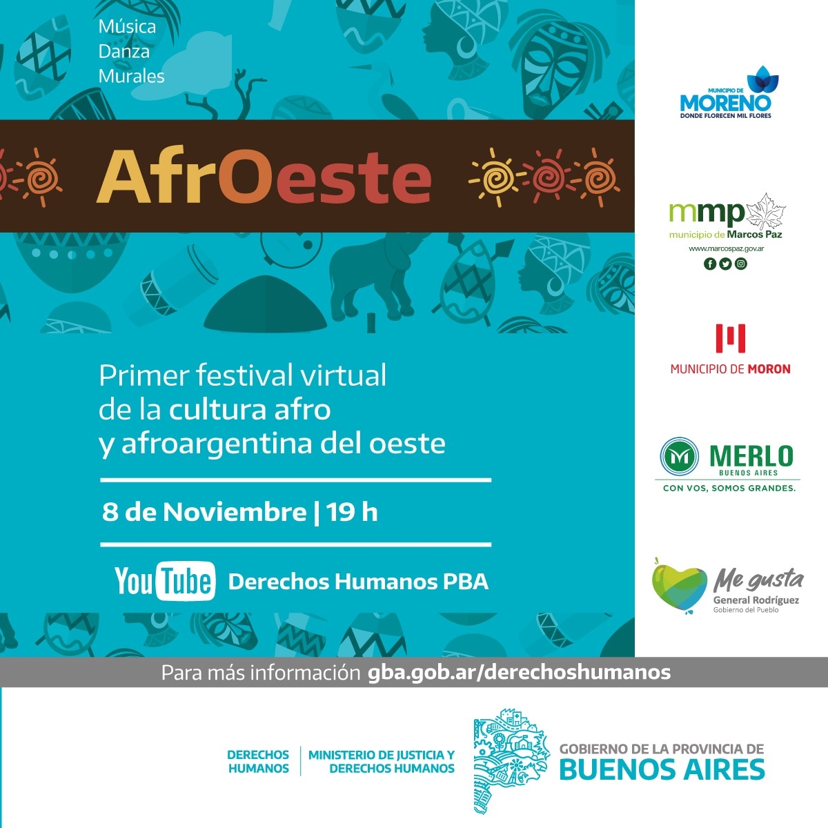 Primer festival virtual &quot;AfrOeste&quot;