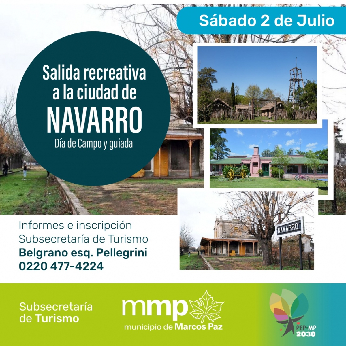 Salida ciudad de Navarro - Municipio de Marcos Paz