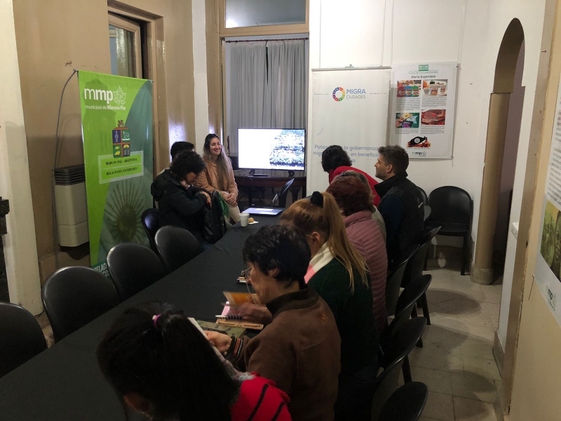 Taller de MigraCiudades en Marcos Paz