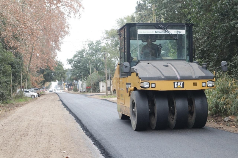 La obra pública en Marcos Paz sigue en marcha